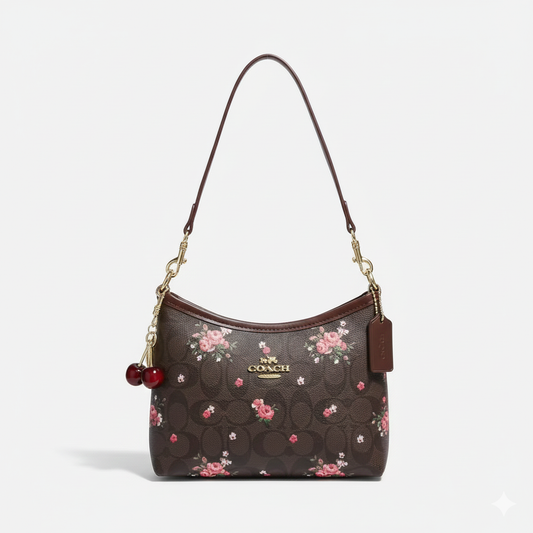 The Floral Bag with Charm & Box Packaging 🍒