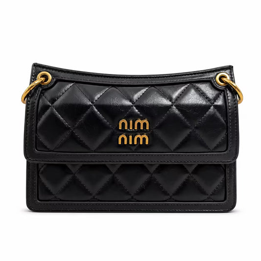 The Duo Mini Bag - Black and Off White Mini Bag - Asoyat Bangladesh