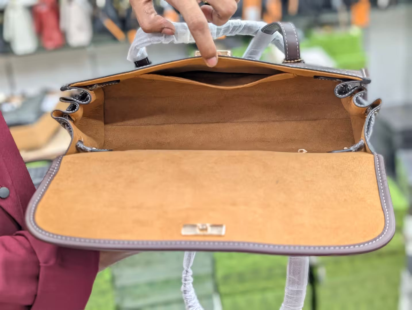 Classic Structured Satchel Bag