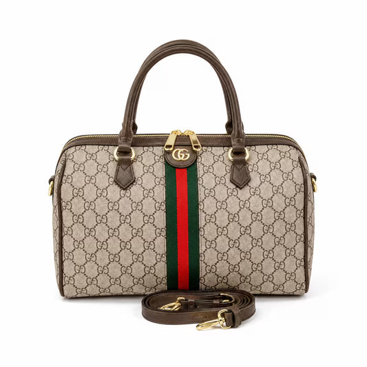 The Classic Boston Top-Handle Shoulder Bag in PU Leather - Asoyat Bangladesh (Photo 2)