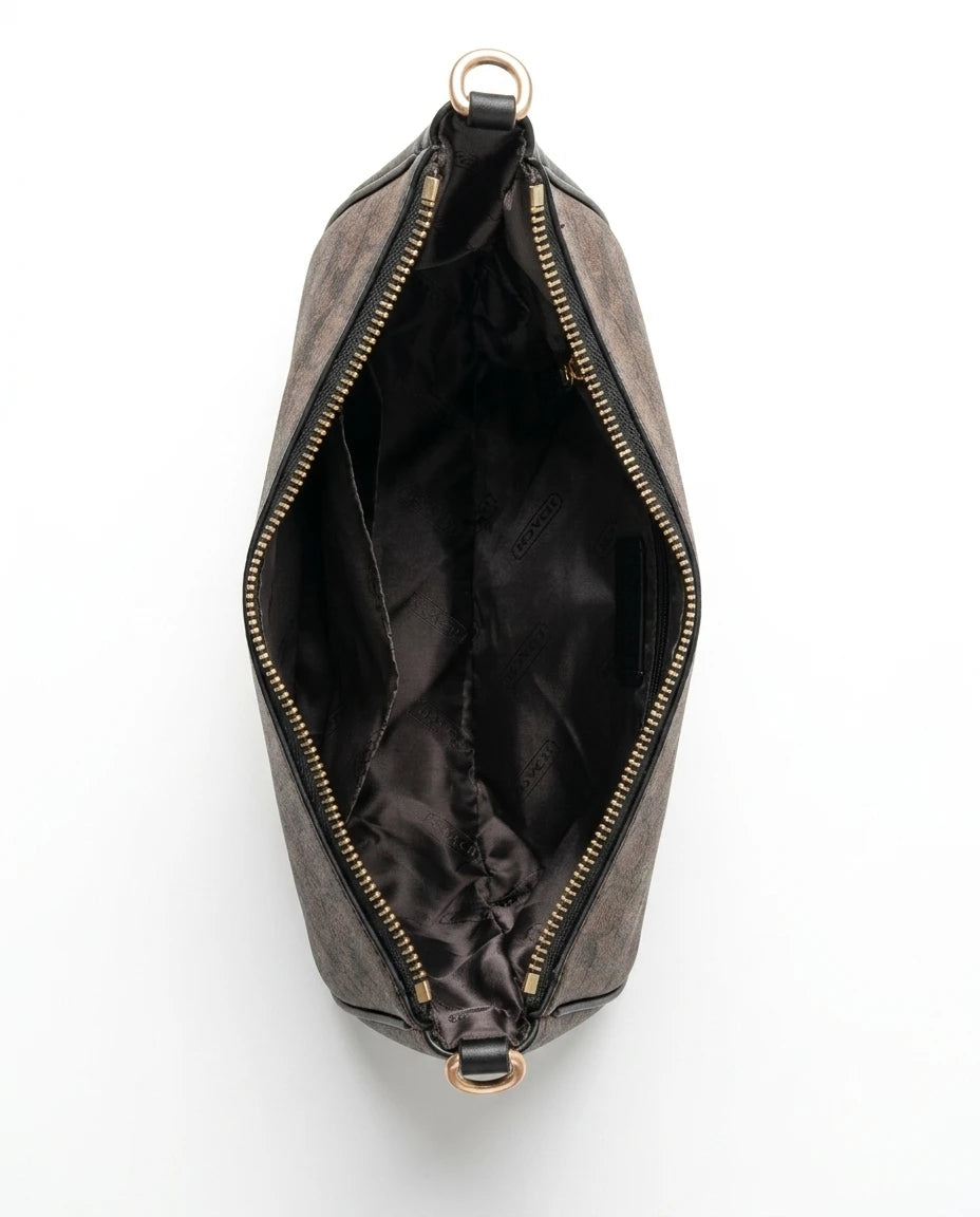 Classic Hobo Shoulder Bag - Coffee colour variant
