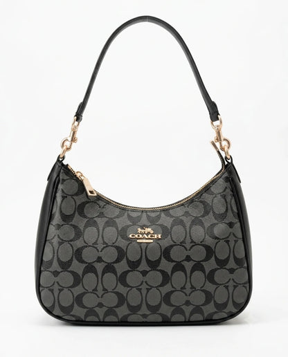 Classic Hobo Shoulder Bag - worn on shoulder, everyday style