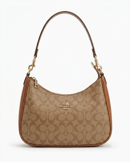 Classic Hobo Shoulder Bag - interior compartment view