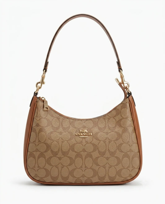 Classic Hobo Shoulder Bag - interior compartment view