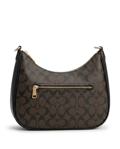 Classic Hobo Shoulder Bag - close-up strap and hardware detail