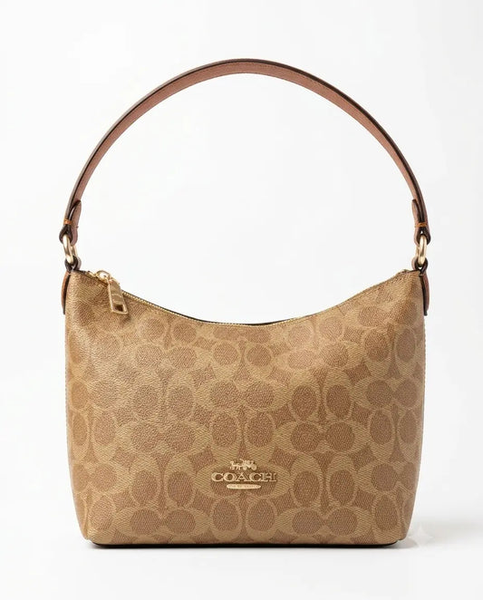 Mini Shoulder Bag - side profile with long strap