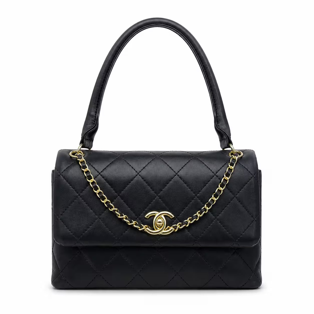 The Quilted Chain Shoulder Bag in PU Leather - Asoyat Bangladesh (Photo 1)