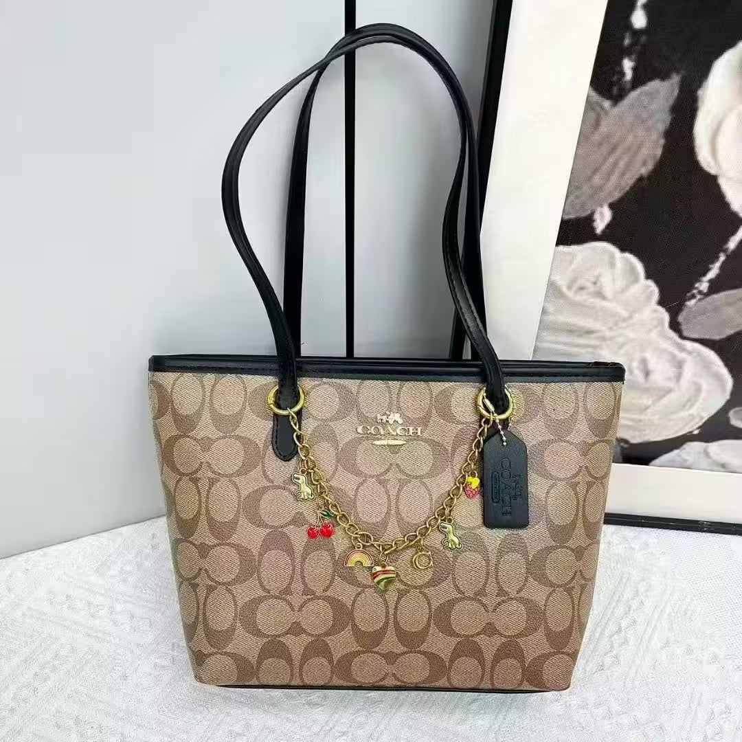 The Mini City Monogram Tote