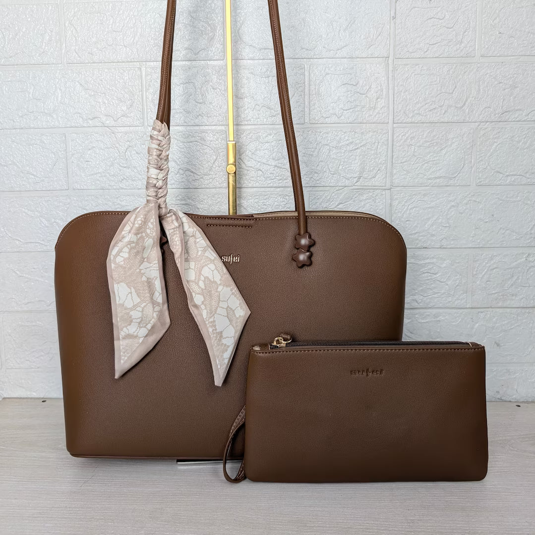 Sufei tote bag with dustbag — branded gift-ready ladies office bag Bangladesh