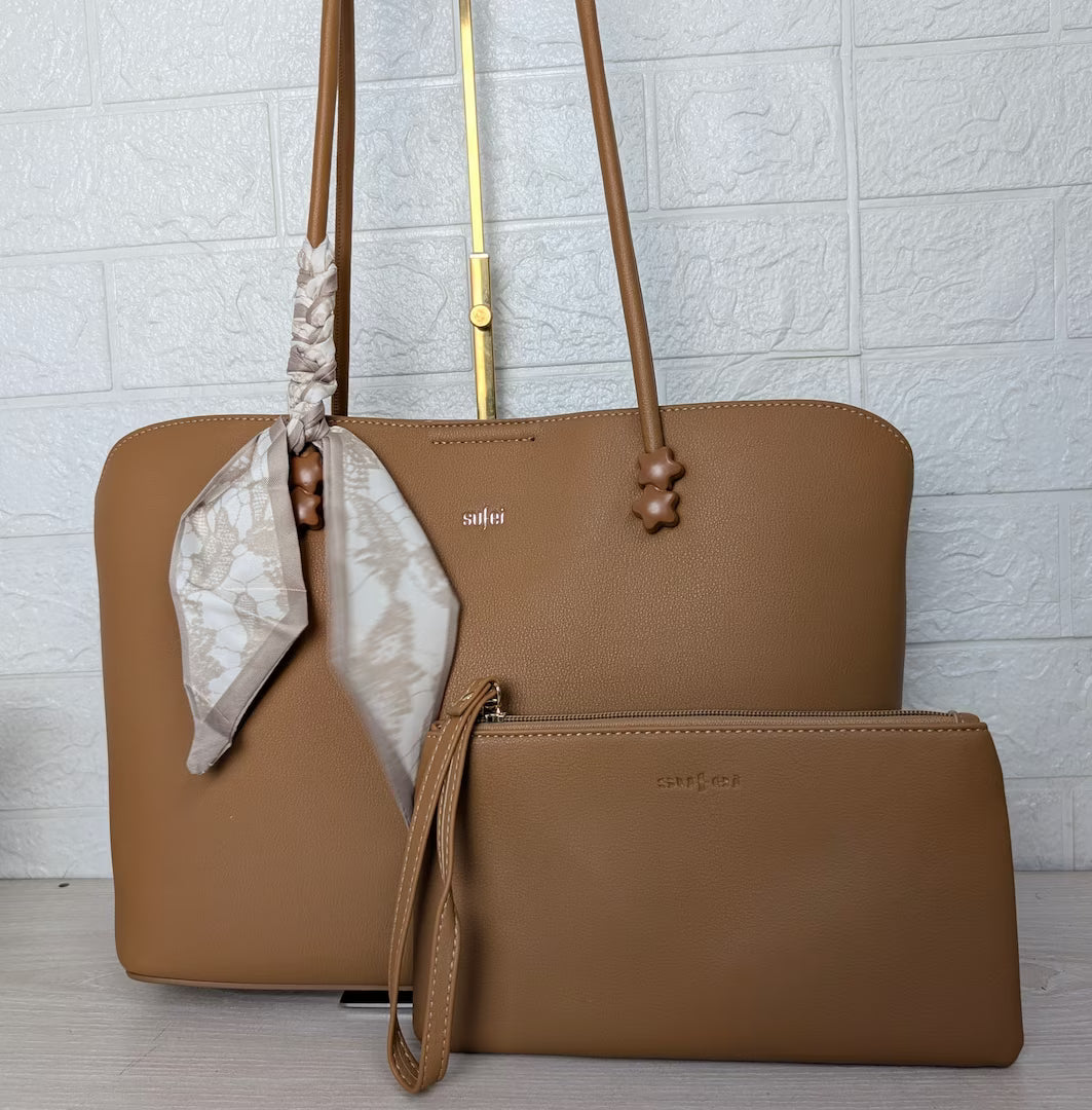 Sufei tote bag lifestyle — women office and daily use bag cash on delivery Bangladesh