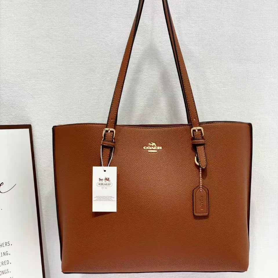 Mollie Structured Tote Bag – Back View Structured Design | Asoyat