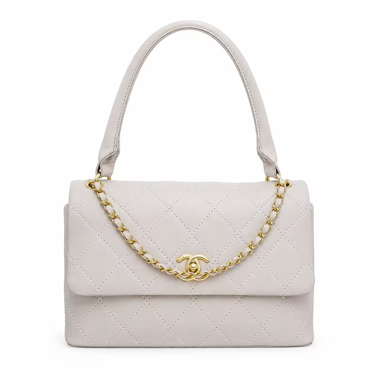 The Quilted Chain Shoulder Bag in PU Leather - Asoyat Bangladesh (Photo 2)